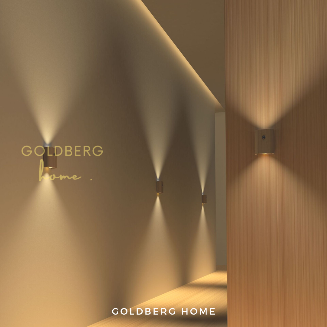 Light Effect of Yumiko USB Wall Lamp | Rechargeable USB Wall Lamp | Goldberg Home SG