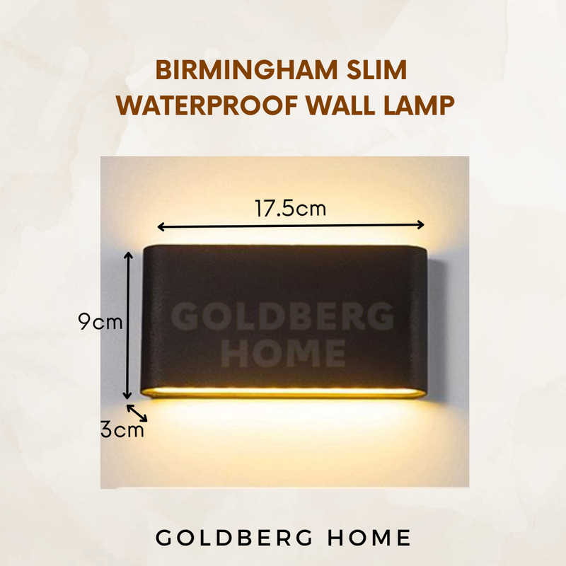 Birmingham Waterproof Wall Lamp – IP65 Outdoor LED