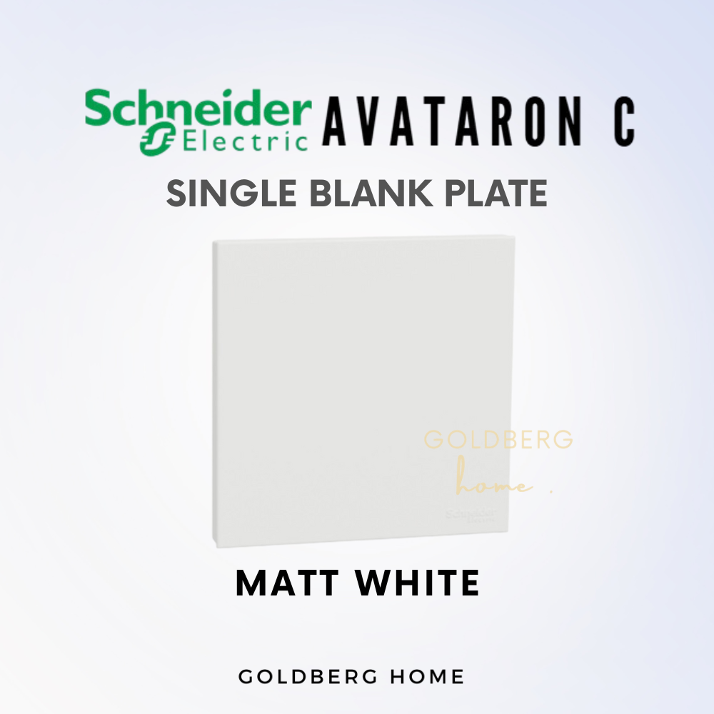 Schneider Avataron C Blank Plate – Elegant Switch Covers