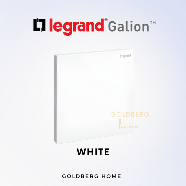 Legrand Galion Blank Plate 1 Gang White Dark Silver Champagne Gold Matt Black Rose Gold