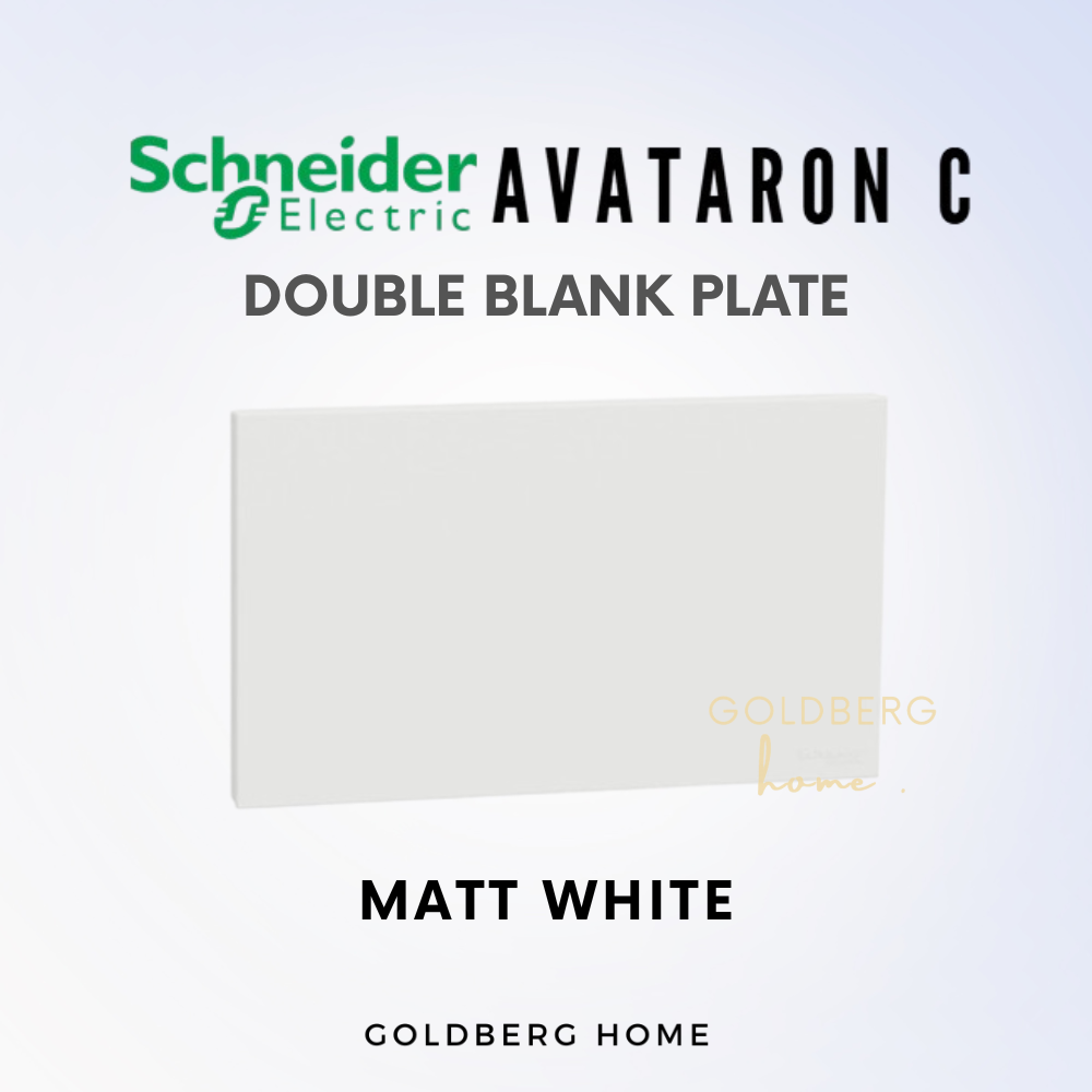 Schneider Avataron C Blank Plate – Elegant Switch Covers