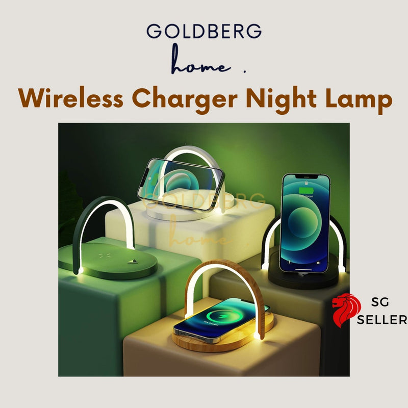 USB Mobile Phone Wireless Charger with night Light Goldberg Home SG