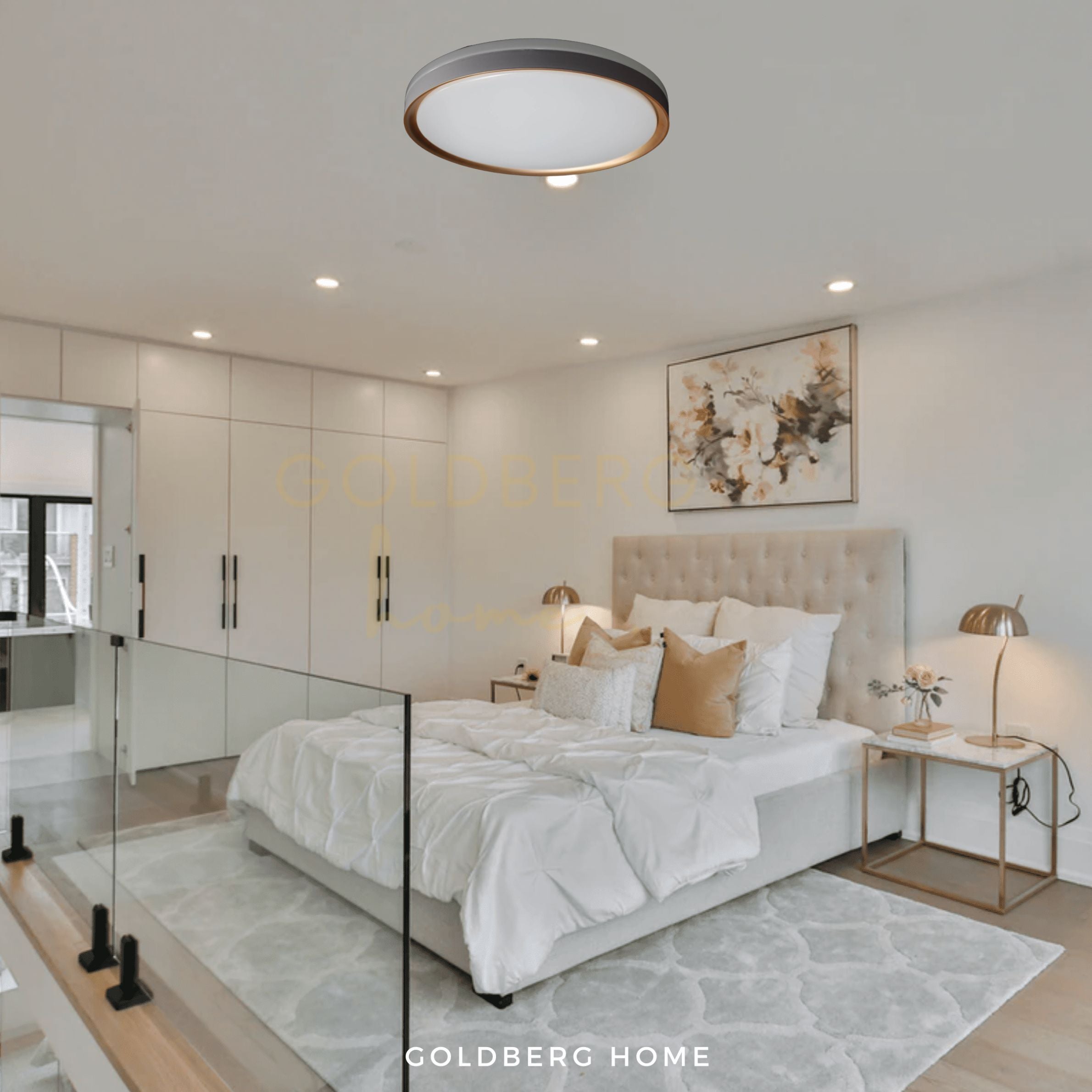 Manchester LED 39cm 36W Ceiling Light Goldberg Home SG