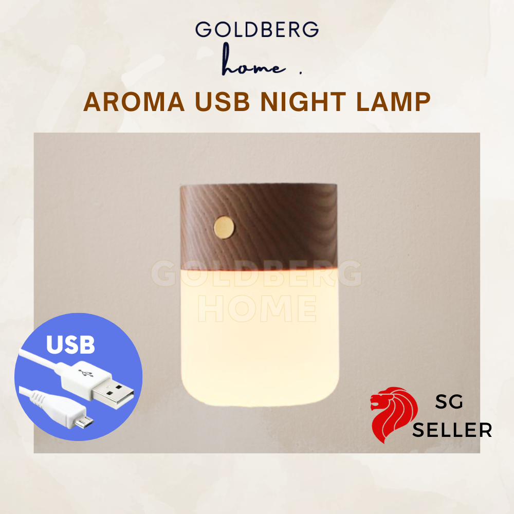 USB Rechargeable Aroma Night Lamp - Bedroom Living room- Nordic style
