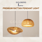 Nordic Rattan Pendant Light Wooden 28CM 40CM