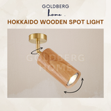 Hokkaido Wooden Spot light 7W Daylight 11CM- Nordic Downlight - Living Room Corridor Bedroom Balcony