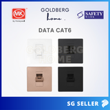 [SG Seller] MK Honeywell Aria RJ45 CAT6 Data Socket White Grey Rose Gold Black | Goldberg Home