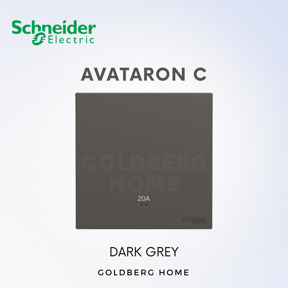 Schneider Avataron C 20A Heater 1G1W 1G2W 2G1W White, Wine Gold, Dark Grey