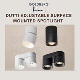 Dutti Adjustable Surface Mounted Spotlight 10W 20W Black White