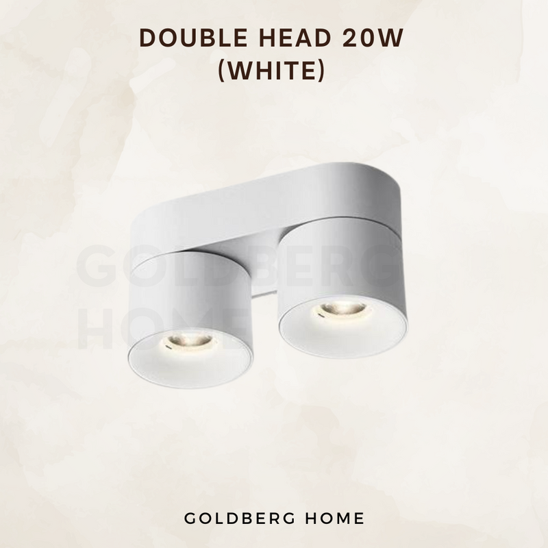 Dutti Adjustable Surface Mounted Spotlight 10W 20W Black White
