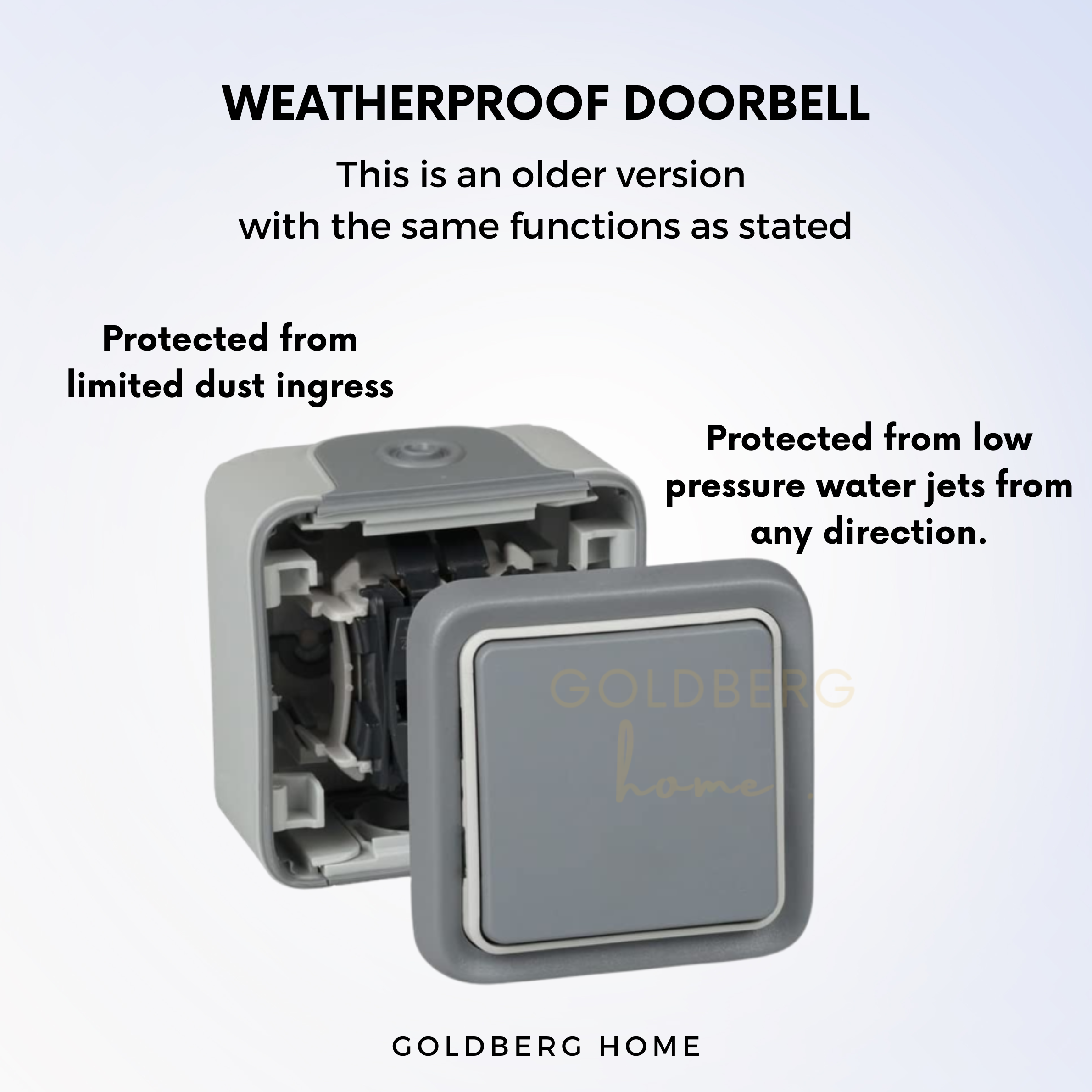 Legrand Outdoor Weatherproof IP 55 Door Bell Switch
