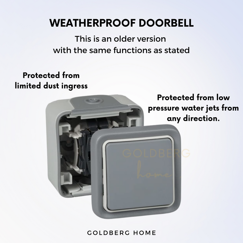 Legrand Outdoor Weatherproof Door Bell Switch