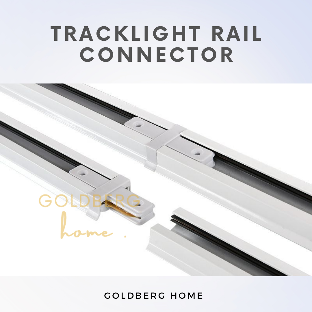 Track Light Rail Connector Straight Corner Goldberg Home SG