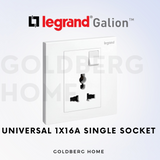 Legrand Galion Universal Double Socket with USB A and USB C