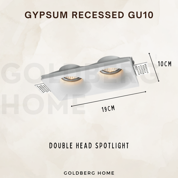 Dussel Recessed 7W GU10 Spotlight Downlight White