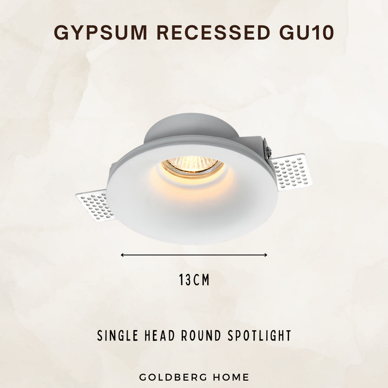 Dussel Recessed 7W GU10 Spotlight Downlight White