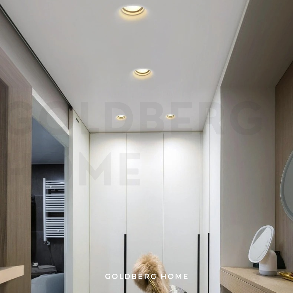 Dussel Recessed Spotlight Downlight suitable for Bedroom Walkways | Minimalist Style Spotlight Downlight | Goldberg Home SG
