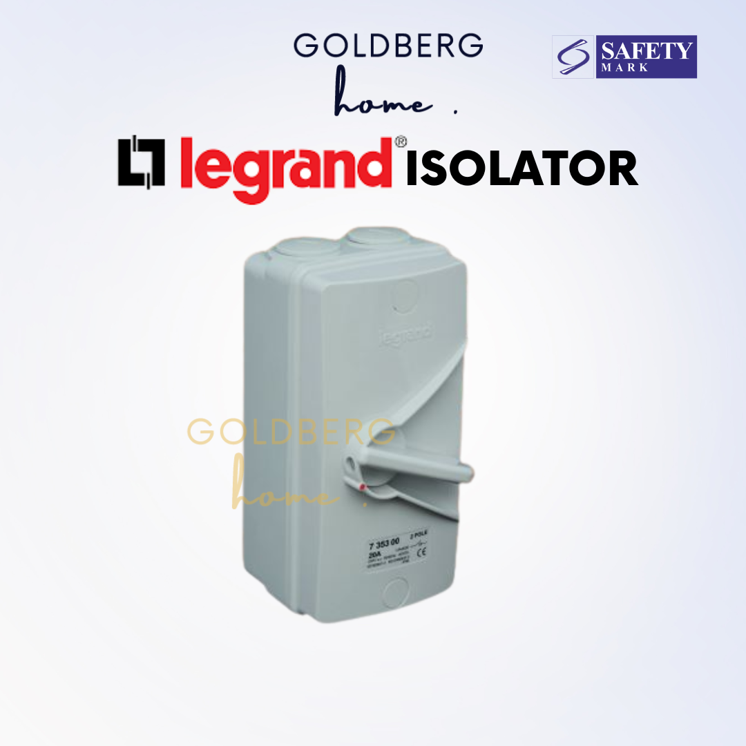 Legrand Weatherproof IP66 2 Pole Isolator Goldberg Home SG. 682332
