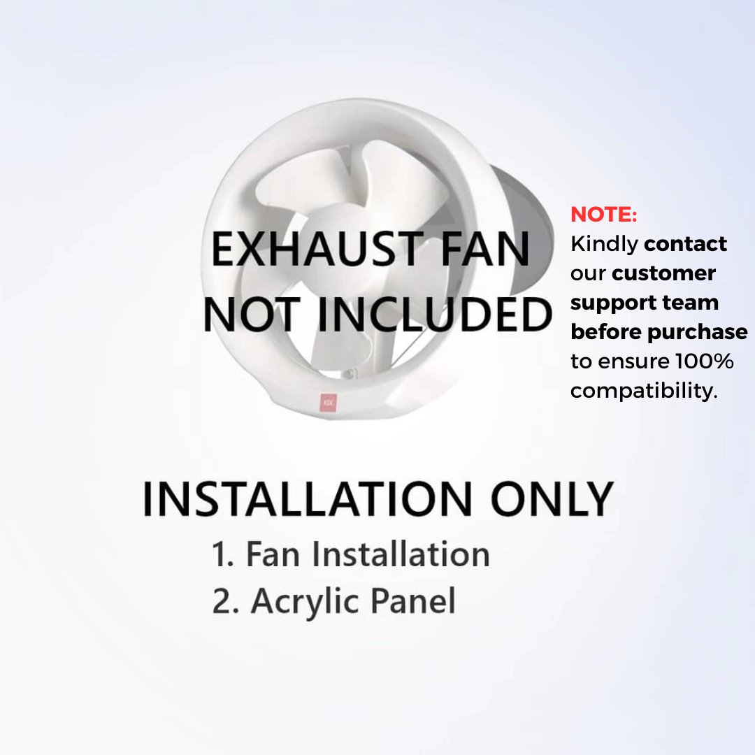 [With Installation] KDK 20AUA Exhaust Fan Ventilating Fan