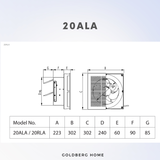 KDK 20ALA Exhaust Fan