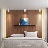 Nottingham 6W LED GU10 Adjustable Surface Spotlight Black White