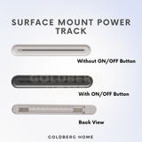 Schneider Electric Easy Series Surface Mount Power Track Light Brown Grey