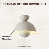 Spandau Ceiling Spot Light White 23cm 6W Daylight | Goldberg Home