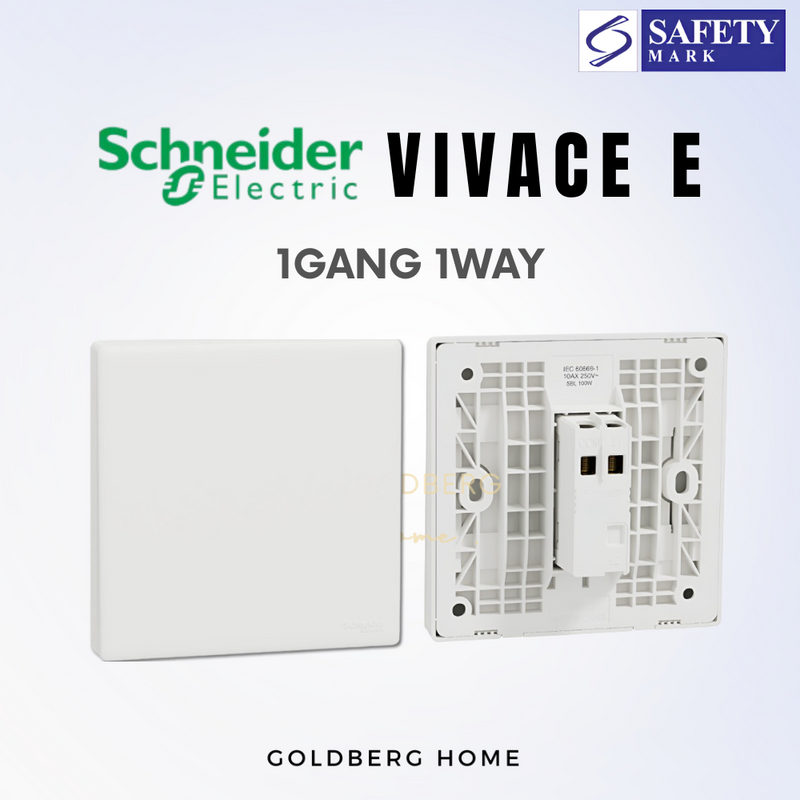 Schneider Vivace E-Series Switches & Sockets White