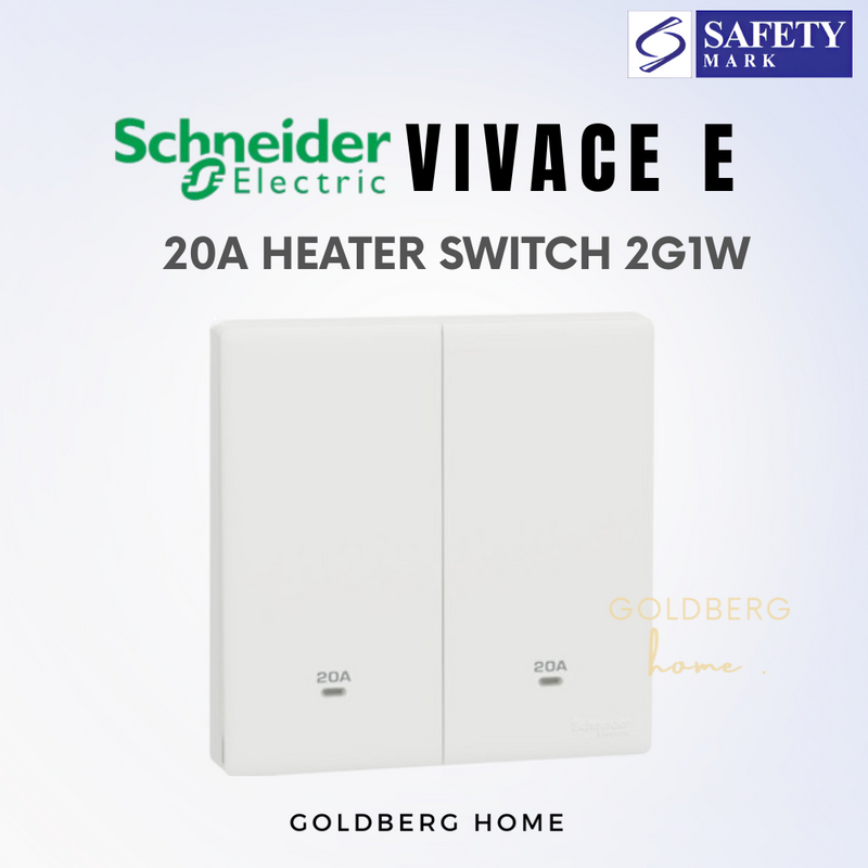 Schneider Vivace E-Series Switches & Sockets White