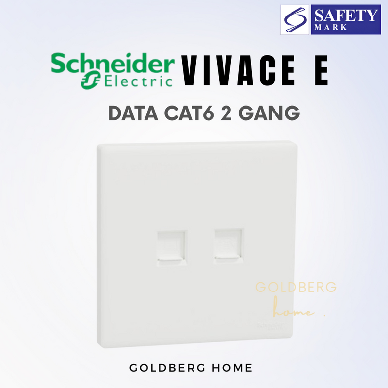 Schneider Vivace E-Series Switches & Sockets White