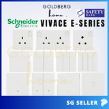 Schneider Vivace E-Series Switches & Sockets White
