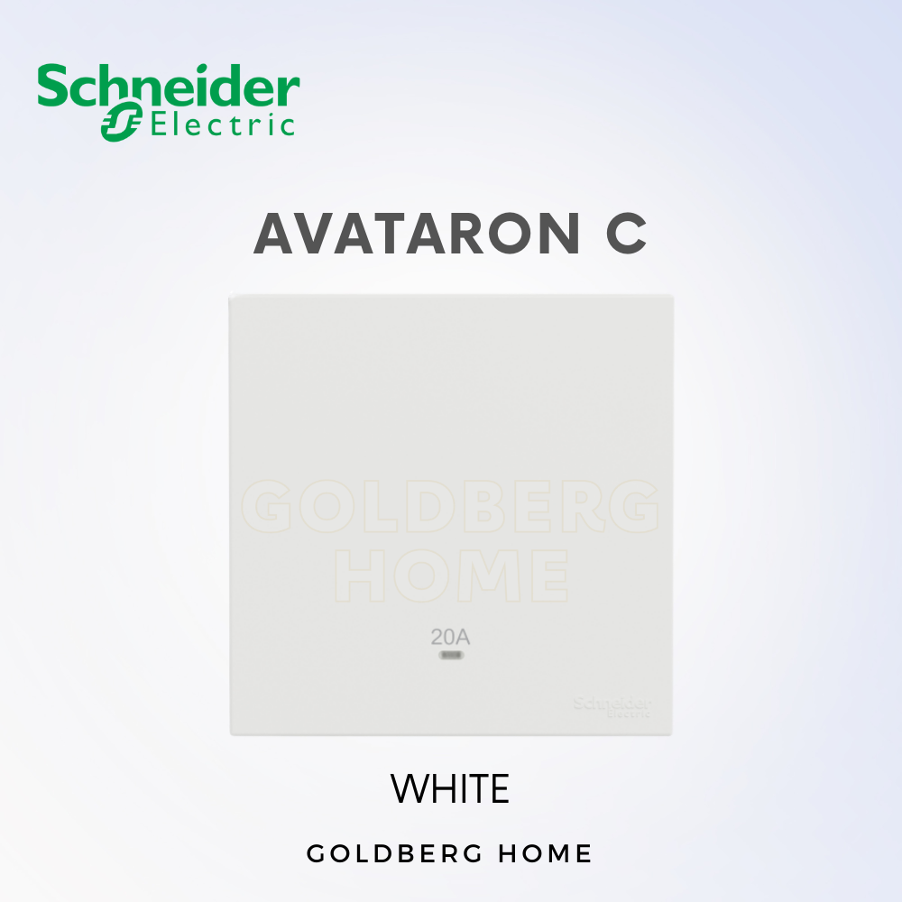 Schneider Avataron C 20A Heater 1G1W 1G2W 2G1W White, Wine Gold, Dark Grey