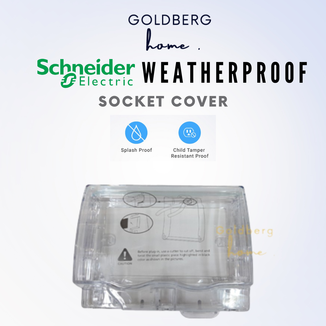Schneider Electric Weatherproof IP55 Lockable Socket Cover Goldberg Home SG. ET231L