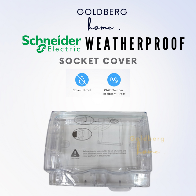 Schneider Electric Weatherproof Lockable Socket Cover Goldberg Home SG