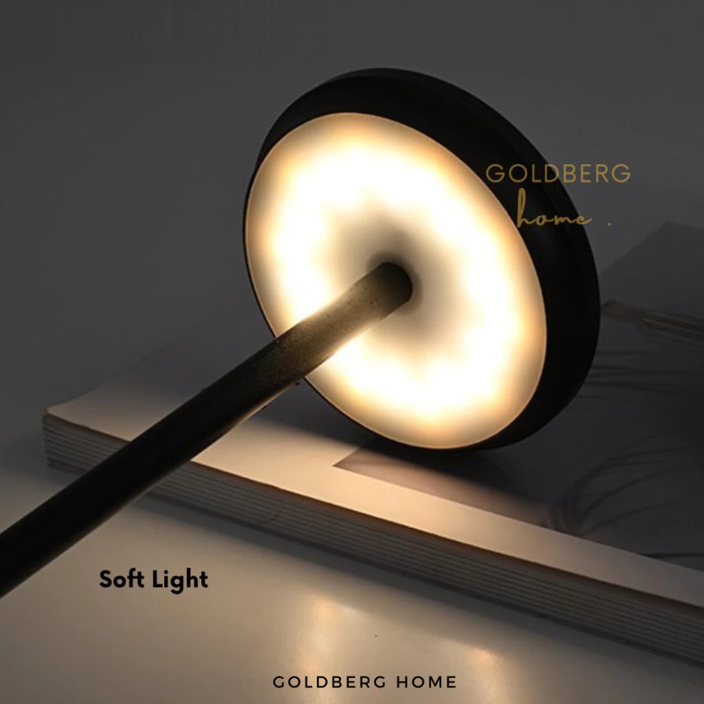 Light Temperature of Vienna Gold  Adjustable Table Lamp | USB Rechargeable Table Lamp | Goldberg Home SG