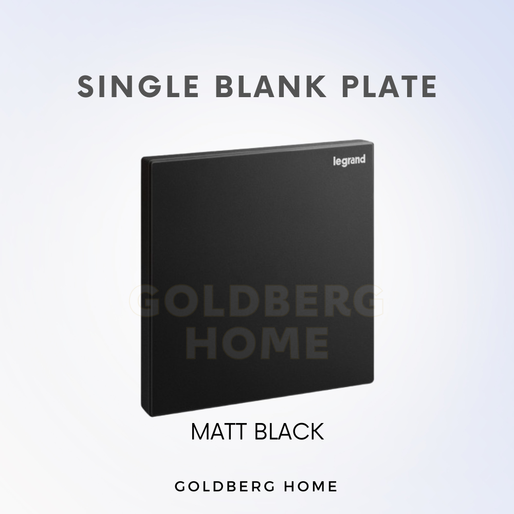 Legrand Galion Blank Plate 1G White Dark Silver Champagne Gold Rose Gold Matt Black