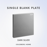 Legrand Galion Blank Plate 1G White Dark Silver Champagne Gold Rose Gold Matt Black