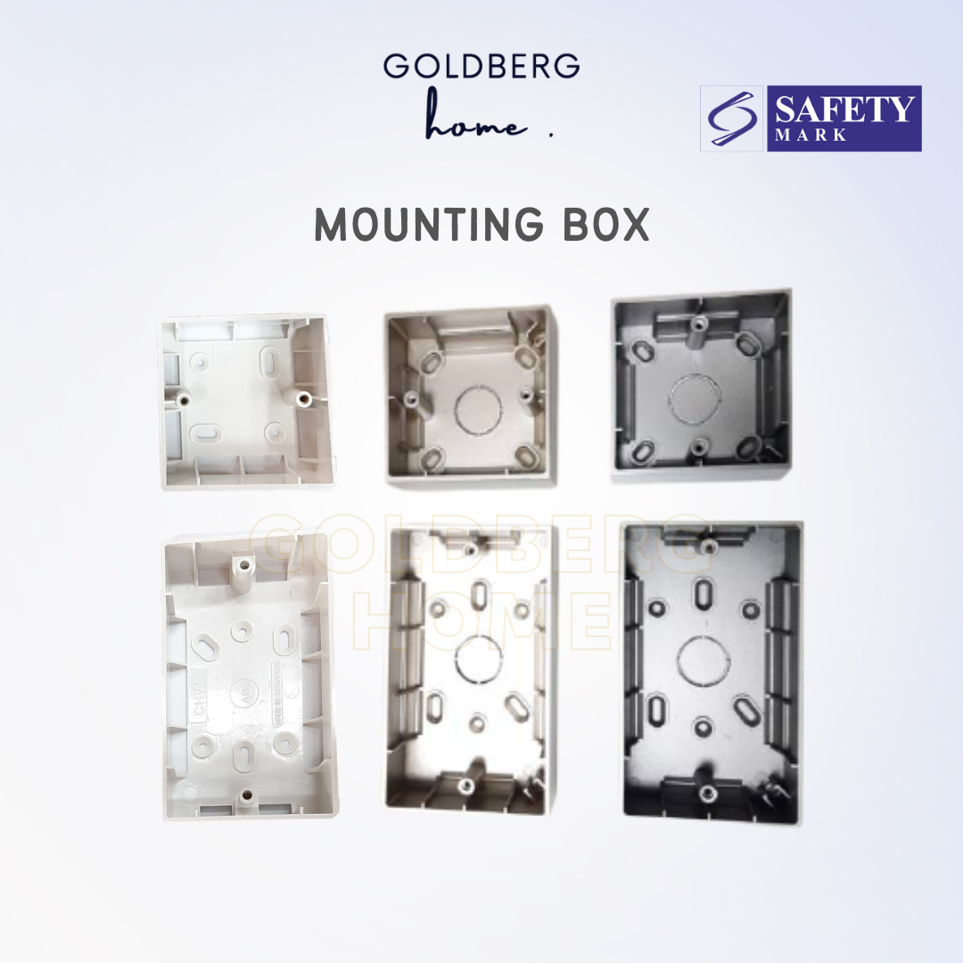 Goldberg Home compatible mounting box for Legrand Galion and Mallia Senses series.