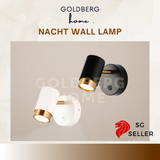 Black and White Nacht Luxe wall lamp options in 5W Daylight and Warm White for customized home lighting.