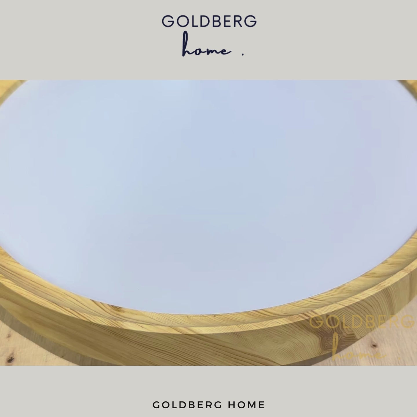 Zakuro Wood LED 39cm 36W Ceiling Light Goldberg Home SG