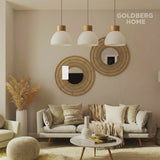 Osaka Wooden Pendant Light 120CM - Real Wood Base