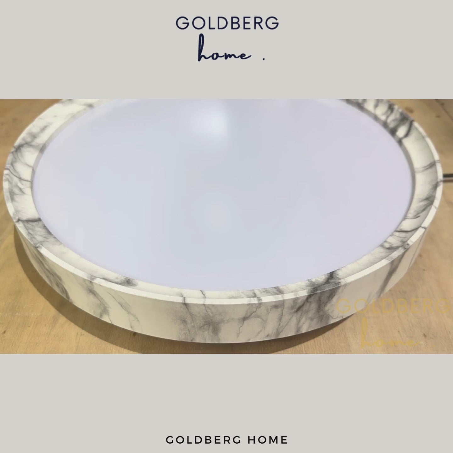 Marble LED 39cm 36W Ceiling Light Goldberg Home SG