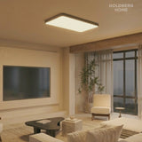 Oliver Rectangle Ceiling Light 34W 45W 65W Black and White