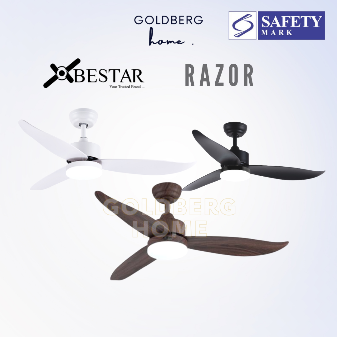 Bestar Razor Ceiling Fan 46" 54" with 24W Light
