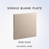 Legrand Galion Blank Plate 1G White Dark Silver Champagne Gold Rose Gold Matt Black