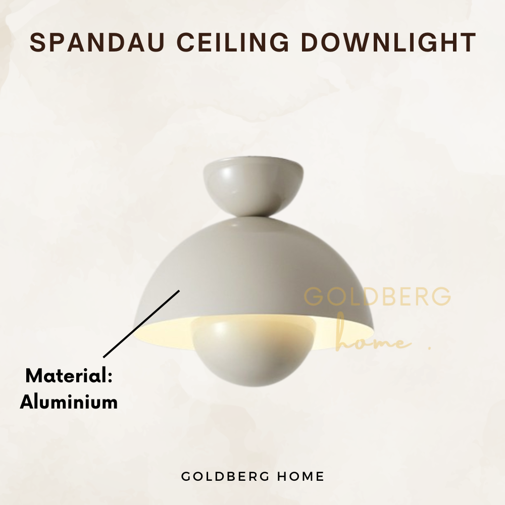 Detail view of the Spandau white flowerpot lamp featuring 6W high-clarity daylight LED.