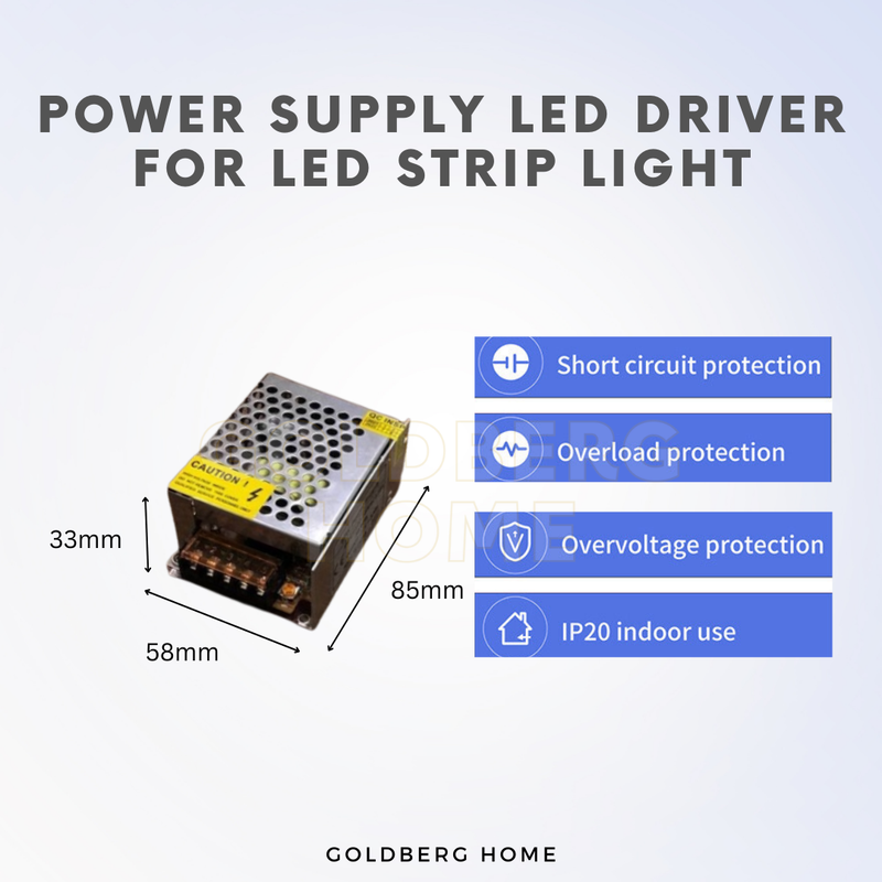 12V 24V Power Supply LED Driver for LED Strip Light