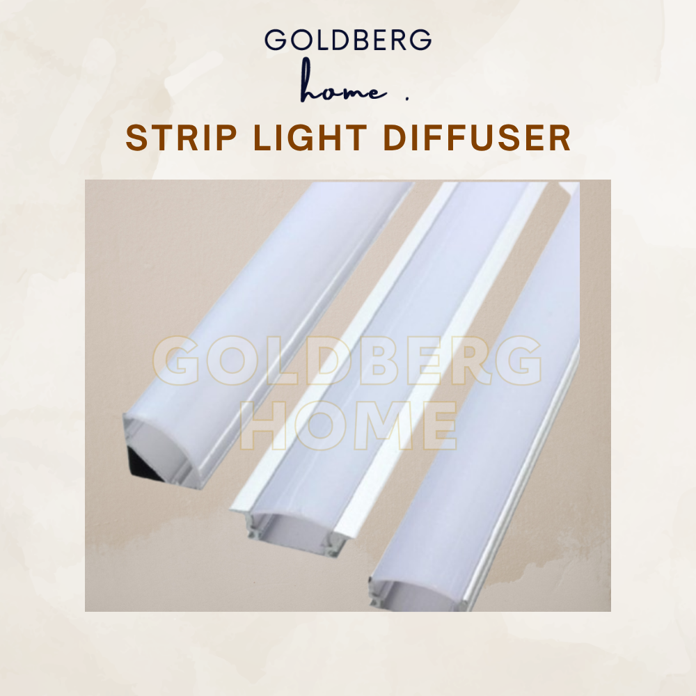 LED [strip light diffuser](https://admin.shopify.com/store/goldberg-home/products/7857852612816) channel profile in white by Goldberg Home Singapore.