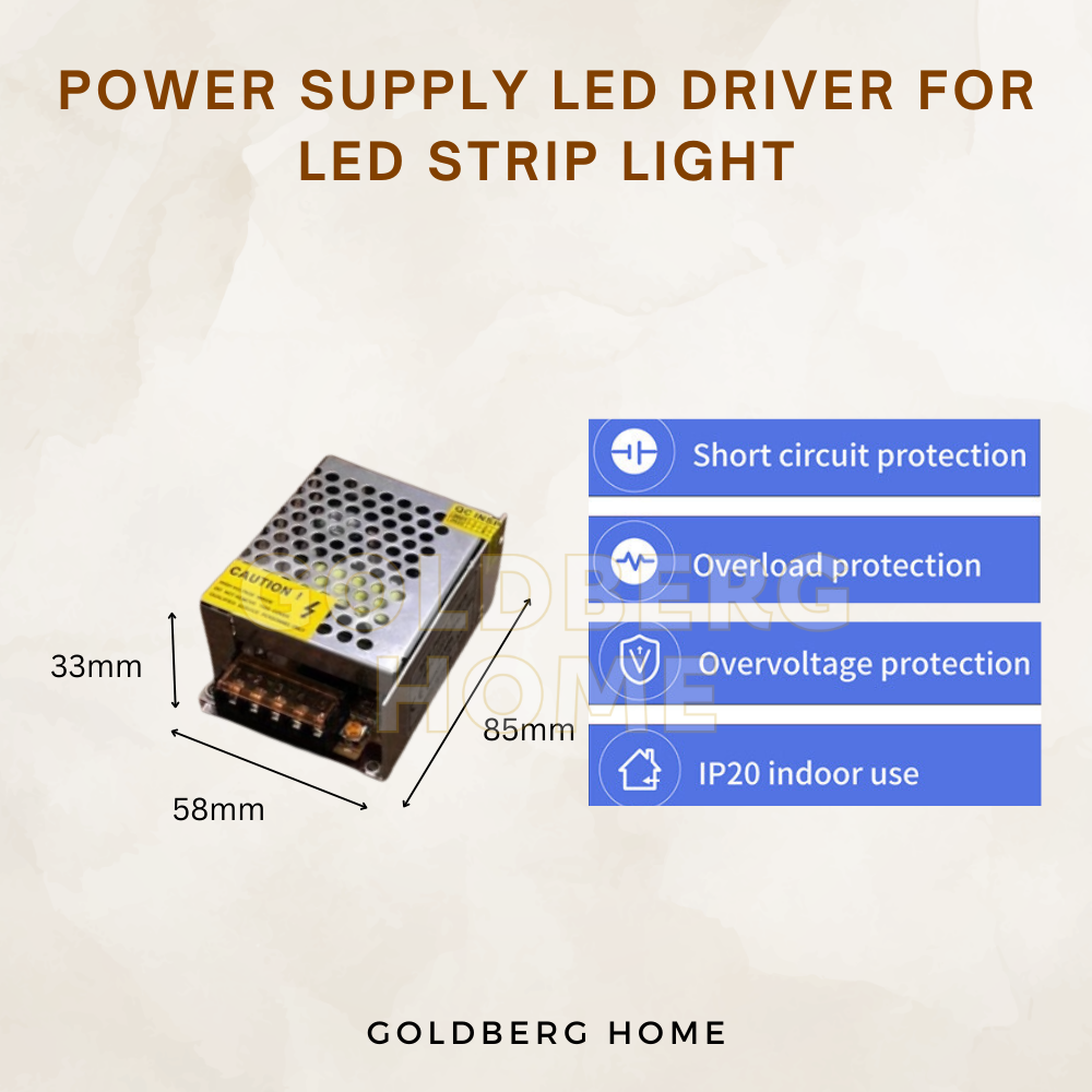 12V 24V Power Supply LED Driver for LED Strip Light