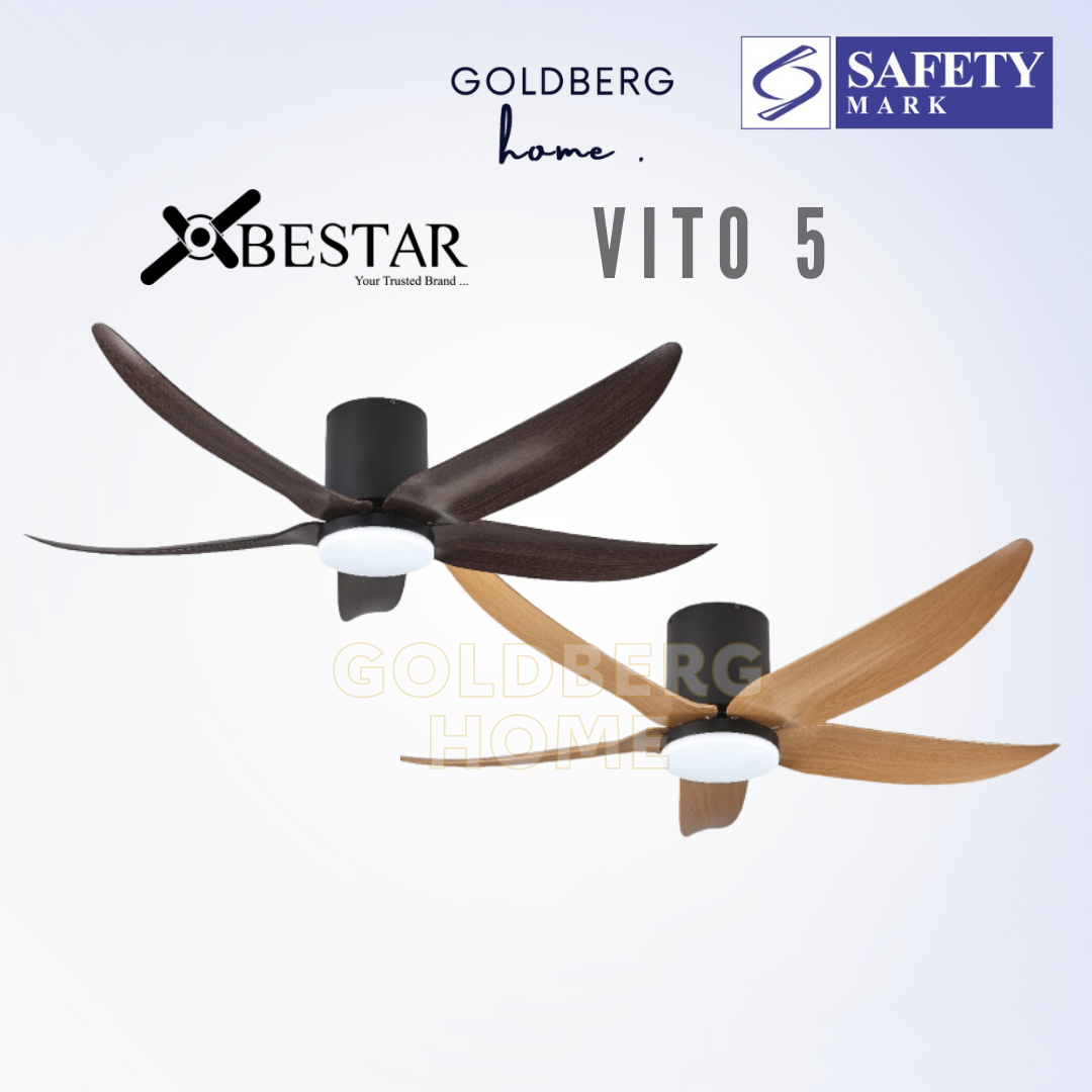 Bestar Wifi Controlled Ceiling Fan VITO 5 42" 52" 5 Blades